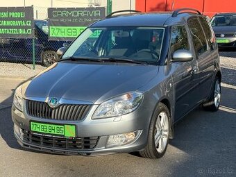 ► ŠKODA ROOMSTER 1,2 TSI - 77 KW, PARK. SENZORY, TOP KM ◄