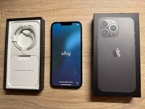 iPhone 13 Pro 256 Gb,šedý,kompletní balení,kabel,fólie,obaly