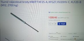 Tlumič nájezdové brzdy Knott - použitý