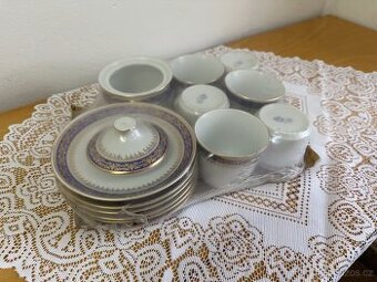 Čajový set Karlovarský porcelán nepoužitý originální balení