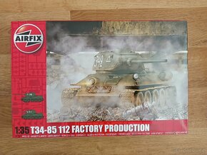 T-34/85 plastikový model 1:35 tank