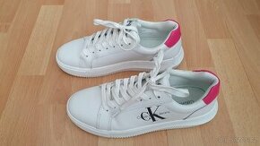 Kožené sneakers Calvin Klein - 1