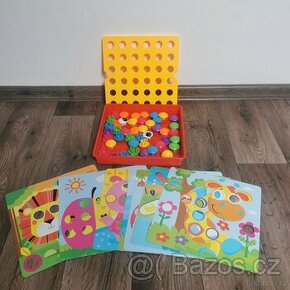 Nobo Kids Tlačítko Puzzle Mozaika - 1