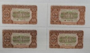 10korun Československých 1953 UNC