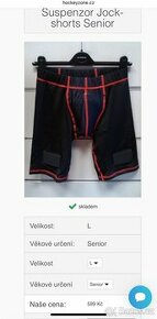 Suspenzor Jock-shorts Senior M – nový - 1