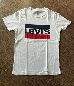 Chlapecká trička Tommy Hilfiger a Levi´s, vel. cca na 14 let