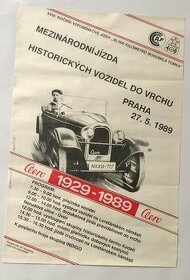 plakát - jízda do vrchu 1989 AERO