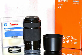 Sony E 55-210mm f/4,5-6,3 + Hama UV NEPOUŽITÝ - 1