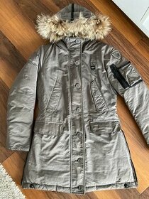 PÉŘOVÝ KABÁT ČI PARKA BLAUER - vel. S - 1