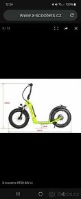 Prodám elektrokoloběžeku X-scooters XT08 48V Li