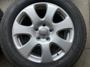 Alu kola AUDI Q7 + TOUAREG 18" 5x130 zimní DUNLOP 235/60R18