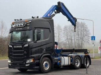 Scania R580 V8 - 6x2 – Tahač + HR-HMF 3220-K4 – EURO 6 - 1