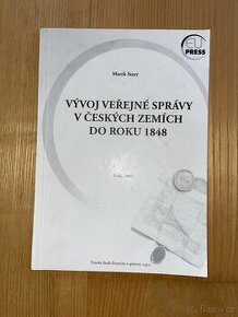 Vývoj veřejné správy v českých zemích do roku 1848 - 1