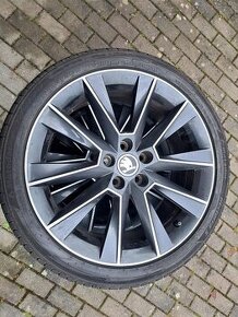 Alu kola  sada Škoda Rapid 17" 5x100