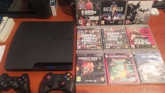 PlayStation 3 Slim 2x ovladače