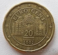 20 Eurocentov Rakúsko 2002 pšeničnoražba, ponúknite cenu. - 1