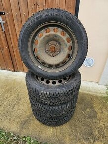 Kola 5x112 R16 zánovní zimní pneu 205/55/16