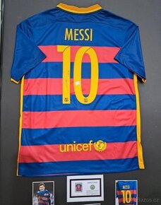 Podepsaný fotbalový dres Messi