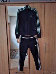 Mikina Adidas vel.S + teplákové leginy Adidas zdaa