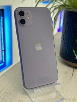 iPhone 11 - 64GB - Purple - 100% Bat - 6M ZÁRUKA - 1