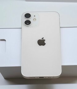 iPhone 12 Mini White KONDICE BATERIE 100% TOP - 1