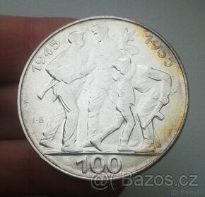 100kčs 1955 Osvobození - 1