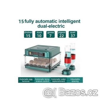 Automatický inkubátor, líheň 24 vajec - 1