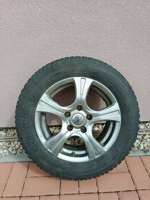 4x ALU + zimní pneu 195/65/15 - rozteč 5x114