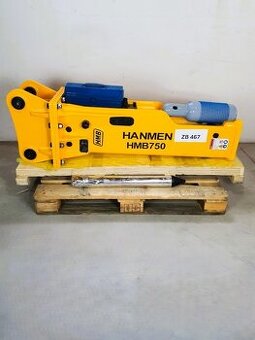 Hydraulické kladivo Hanmen, HMB750, upínání JCB - 1