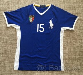 Pánské fotbalové tričko Ralph Lauren - Italia vel. M