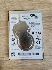 HDD 1TB Seagate 2,5" - ZÁRUKA