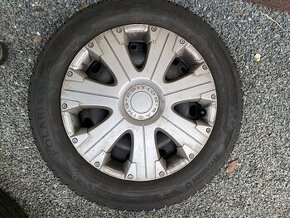 Plechové disky 15” 5x100 a zimní pneu 185/60/R15