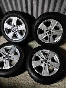 Zimné 4ks disky na Škoda VW 5x112 r16 pneu 205/60 r16 6mm - 1