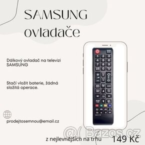 Ovládač na televizi SAMSUNG