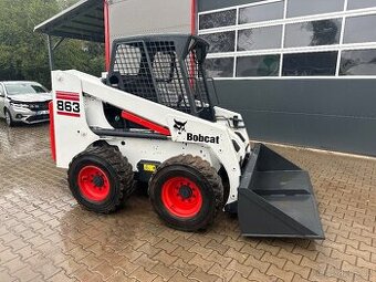 Bobcat 865 smykáč po Go opravě lžíce + vidle