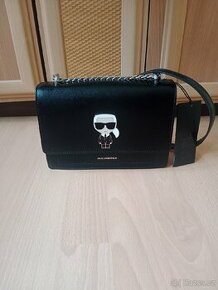 Karl Lagerfeld vysoce luxusní kožená crossbody - 1