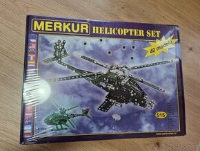 Stavebnice Merkur helicopter set