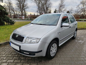 benzínová Škoda Fabia 1   motor 1.4i - 55kW   PERFEKTNÍ STAV