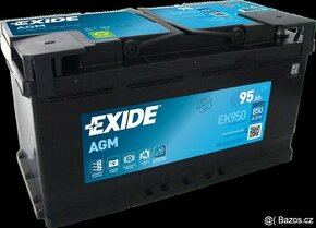 Autobaterie Exide EK950 AGM 95Ah 850A START STOP
