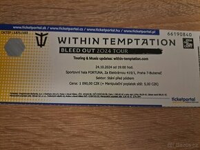 Within Temptation 24.10. Praha - stání před pódiem