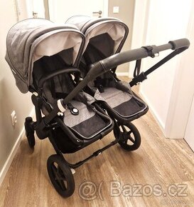 Bugaboo Donkey 3 pro dvojčata / twins - šedý