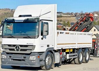 Mercedes Actros 2636 - 6x4 - Valník + HR-PALFINGER