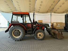 Zetor 3340 4x4 + čelní nakladač Quicke 330 + solnička + pluh