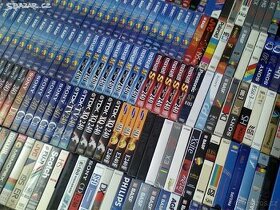 VHS kazety, cena za krabici 1kg - 1