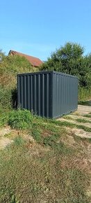 Plechový kontejner 2,2 x 3 m - IHNED K ODBĚRU - 1