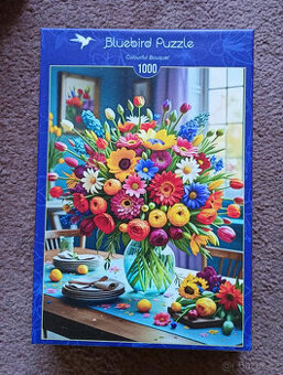 Colourful Bouquet, 1000 dílků, Bluebird puzzle