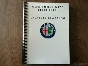 Katalog dílů Alfa Romeo Mito 2013-2018