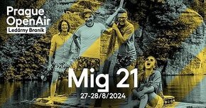 2x vstupenka na MIG 21 Ledárny Braník 27.8.2024