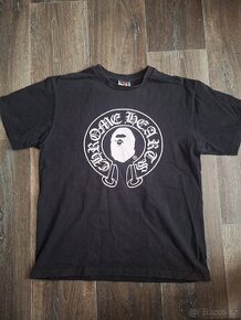 Bape x Chrome Hearts tričko