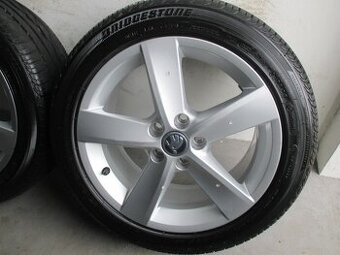 Prodám orig. alu VW 5x100 R16 s letním pneu 215/45/16